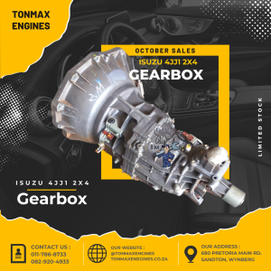 Isuzu 4jj1 2x4 gearbox