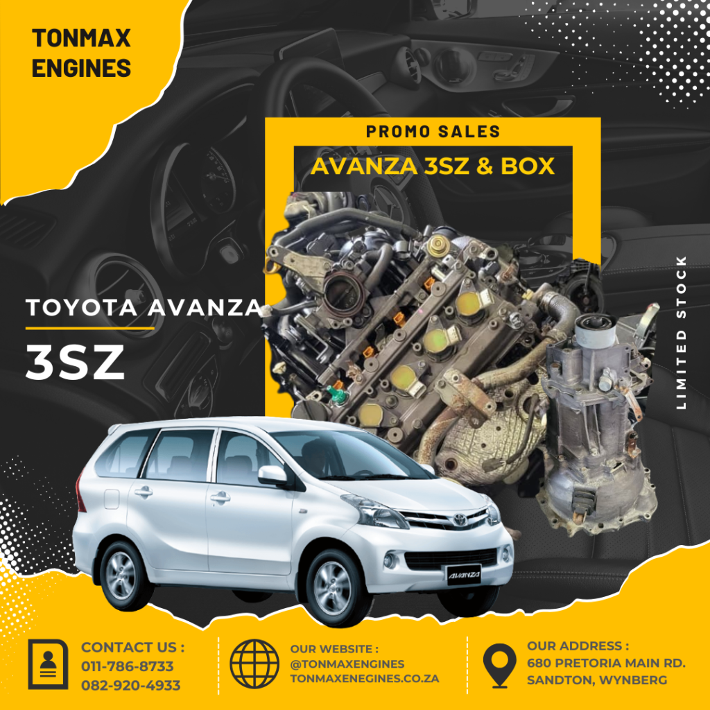Toyota Avanza 3SZ Engine and Gearbox
