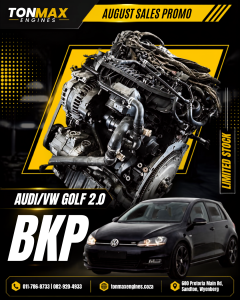 Audi/VW Golf 2.0 BKP Engine